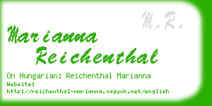 marianna reichenthal business card